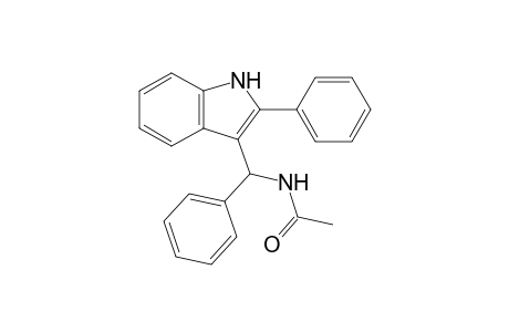 N-[(2-Phenyl-1H-indol-3-yl)(phenyl)methyl]acetamide