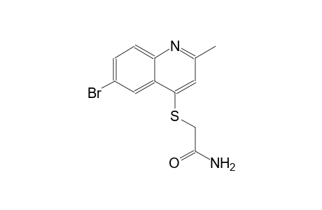 2-[(6-bromo-2-methyl-4-quinolinyl)sulfanyl]acetamide