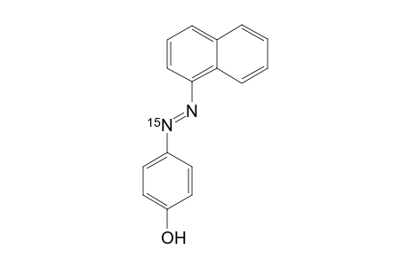 4-[(E)-1-naphthyldiazenyl]phenol, n15 isotopic labeled