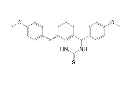 3,4,5,6,7,8-hexahydro-8-(p-methoxybenzylidene)-4-(p-methoxyphenyl)-2(1H)-quinazolinethione