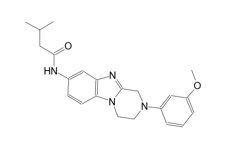 butanamide, 3-methyl-N-[1,2,3,4-tetrahydro-2-(3-methoxyphenyl)pyrazino[1,2-a]benzimidazol-8-yl]-