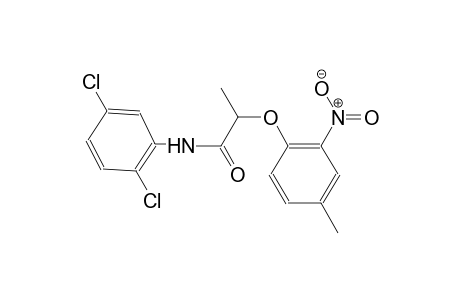 N-(2,5-dichlorophenyl)-2-(4-methyl-2-nitrophenoxy)propanamide