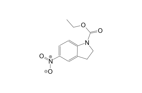 1H-indole-1-carboxylic acid, 2,3-dihydro-5-nitro-, ethyl ester