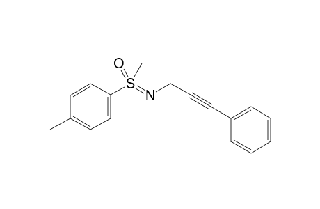 N-(3-Phenylprop-2-yn-1-yl)-S-methyl-S-(4-methylphenyl) sulfoximine