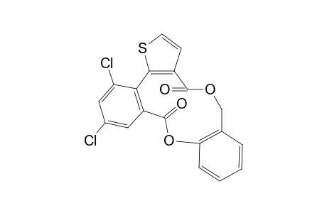 11,13-Dichloro-3,17-dioxa-8-thiatetracyclo[16.4.0.0(5,9).0(10,15)]docosanhexadecaene-4,16-dione