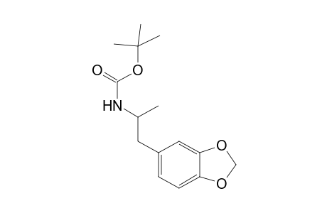 t-Butyl 2-(1',3'-benzodioxol-5'-yl)-1-[methylethyl]-carbamate