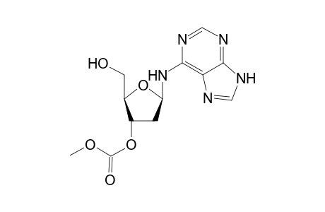 Carbonic acid (2R,5R)-2-hydroxymethyl-5-(9H-purin-6-ylamino)-tetrahydro-furan-3-yl ester methyl ester