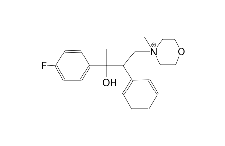 4-[3-(4-fluorophenyl)-3-hydroxy-2-phenylbutyl]-4-methylmorpholin-4-ium