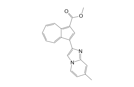 3-(7-Methyl-2-imidazo[1,2-a]pyridinyl)-1-azulenecarboxylic acid methyl ester