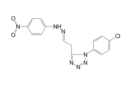 N-[(E)-2-[1-(4-chlorophenyl)-1,2,3,4-tetrazol-5-yl]ethylideneamino]-4-nitro-aniline