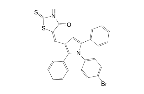(5E)-5-{[1-(4-bromophenyl)-2,5-diphenyl-1H-pyrrol-3-yl]methylene}-2-thioxo-1,3-thiazolidin-4-one