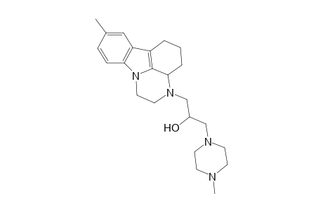 1-(8-Methyl-1,2,3a,4,5,6-hexahydro-3H-pyrazino[3,2,1-jk]carbazol-3-yl)-3-(4-methyl-1-piperazinyl)-2-propanol