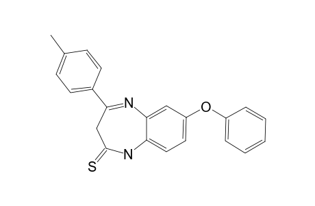 2,3-DIHYDRO-4-(PARA-METHYLPHENYL)-7-PHENOXY-(1H)-1,5-BENZODIAZEPINE-2-THIONE