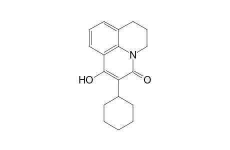 6-Cyclohexyl-7-hydroxy-2,3-dihydro-1H,5H-pyrido[3,2,1-ij]quinolin-5-one