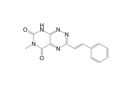 6-methyl-3-[(E)-2-phenylethenyl]pyrimido[5,4-e][1,2,4]triazine-5,7(6H,8H)-dione