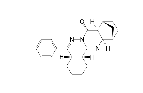 5-PARA-TOLYL-9,12-METHANO-8H-1,2,3,4,4A,8A,9,10,11,12,13,13A-DODECAHYDROPHTHALAZINO-[1,2-B]-QUINAZOLIN-8-ONE