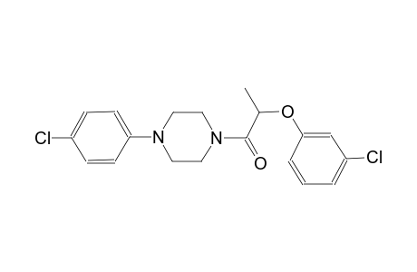 1-[2-(3-chlorophenoxy)propanoyl]-4-(4-chlorophenyl)piperazine