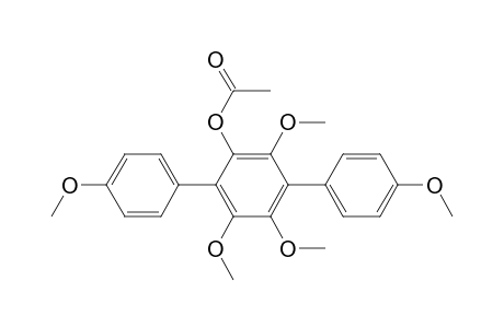 3',4,4'',5',6'-pentamethoxy-p-terphenyl-2'-yl acetate