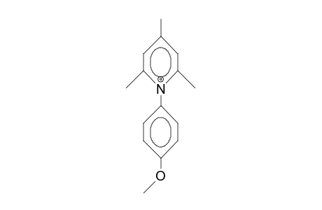1-(4-Methoxy-phenyl)-2,4,6-trimethyl-pyridinium cation