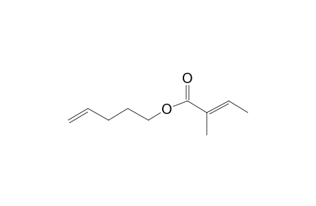 Pent-4-enyl (E)-2-methylbut-2-enoate