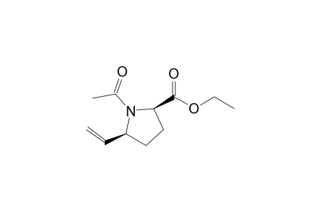 (2R,5S)-1-Acetyl-5-vinyl-pyrrolidine-2-carboxylic acid ethyl ester