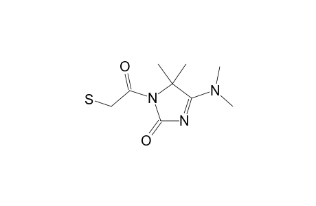 5-(Dimethylamino)-3,4-dihydro-3-(2-mercaptoacetyl)-4,4-dimethyl-2H-imidazol-2-one