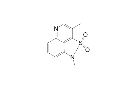 1H-1,3-Dimethyl-2,2-dioxoisothiazolo[5,4,3-d,e]quinoline