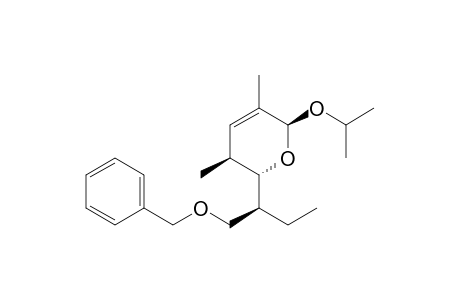 (S)-1-Benzyloxy-2-[(2S,3S,6S)-2,3-dihydro-6-isopropyloxy-3,5-dimethylpyran-2-yl]butane
