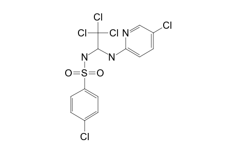 N-[2,2,2-TRICHLORO-1-[(5-CHLORO-2-PYRIDINYL)-AMINO]-ETHYL]-4-CHLOROBENZENESULFONAMIDE