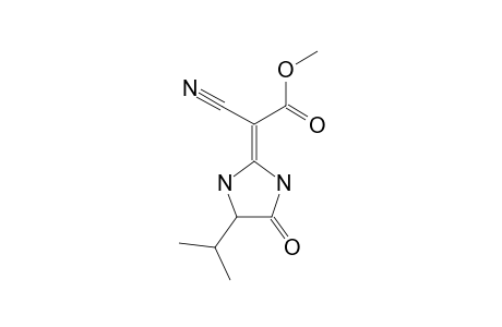 (2Z)-2-cyano-2-(4-isopropyl-5-keto-imidazolidin-2-ylidene)acetic acid methyl ester