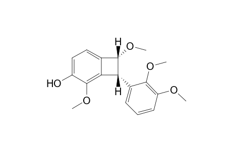 4-Hydroxy-1,3-dimethoxy-2-(2',3'-dimethoxyphenyl)dihydrobenzocyclobutene