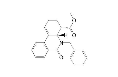 4-Phenanthridinecarboxylic acid, 2,3,4,4a,5,6-hexahydro-6-oxo-5-(phenylmethyl)-, methyl ester, trans-