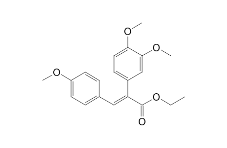 3-(4-Methoxyphenyl)-2-(3,4-dimethoxyphenyl)acrylic acid ethyl ester