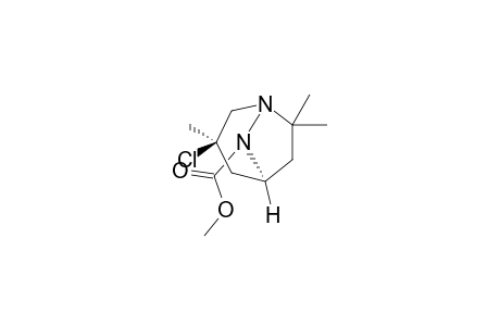 rel (3R,5S)-3-Chloro-1,8-diaza-3,7,7-trimethylbicyclo[3.2.1]octane-8-carboxylic acid methyl ester