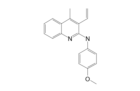 4-METHYL-2-[(PARA-METHOXYPHENYL)-AMINO]-3-VINYL-QUINOLINE