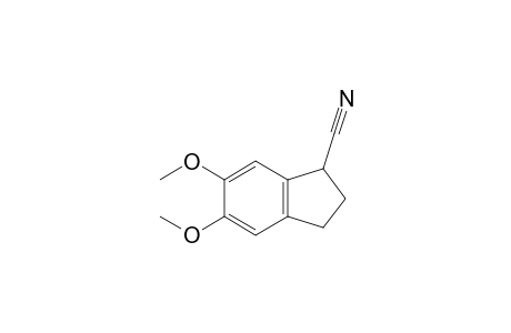 5,6-Dimethoxyindan-1-carbonitrile