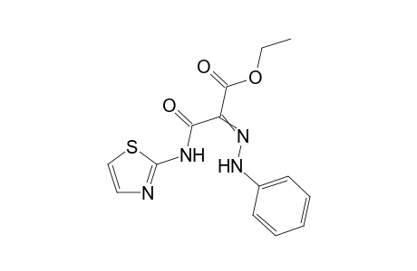 Ethyl 3-oxo-2-(2-phenylhydrazineylidene)-3-(thiazol-2-ylamino)propanoate