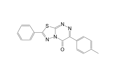 4H-[1,3,4]thiadiazolo[2,3-c][1,2,4]triazin-4-one, 3-(4-methylphenyl)-7-phenyl-