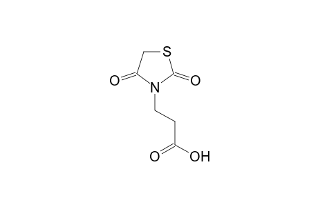 3-(2,4-dioxo-1,3-thiazolidin-3-yl)propanoic acid