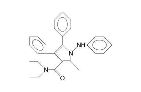 1-Anilino-N,N-diethyl-2-methyl-4,5-diphenyl-3-pyrrolecarboxamide