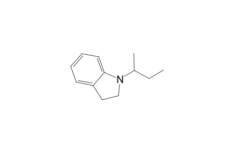 1H-Indole, 2,3-dihydro-1-(1-methylpropyl)-
