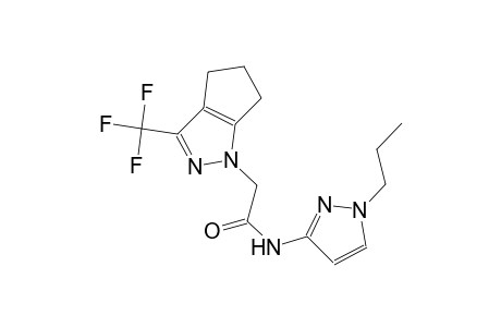 N-(1-propyl-1H-pyrazol-3-yl)-2-(3-(trifluoromethyl)-5,6-dihydrocyclopenta[c]pyrazol-1(4H)-yl)acetamide