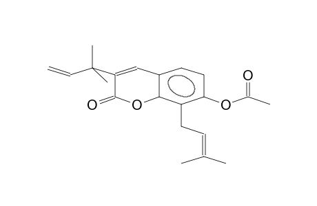 3-(1,1-Dimethyl-allyl)-osthenol acetate