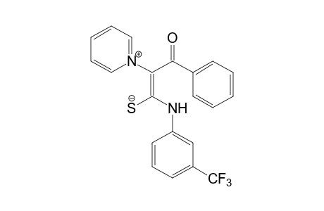 1-{alpha-[mercapto(alpha,alpha,alpha -trifluoro-m-toluidino)methylene]phenacyl}pyridinium hydroxide, inner salt