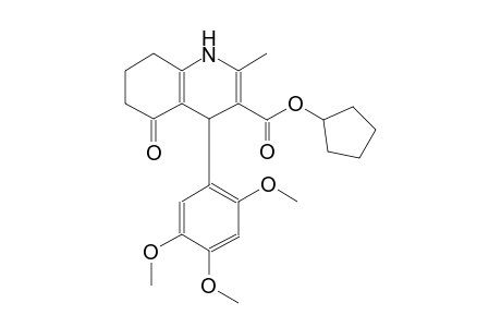 3-quinolinecarboxylic acid, 1,4,5,6,7,8-hexahydro-2-methyl-5-oxo-4-(2,4,5-trimethoxyphenyl)-, cyclopentyl ester