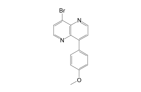 4-bromo-8-(4-methoxyphenyl)-1,5-naphthyridine