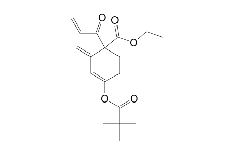 ETHYL-4-(2',2'-DIMETHYL-1'-OXOPROPYLOXY)-2-METHYLENE-1-(1'-OXOPROP-2'-ENYL)-CYCLOHEX-3-ENE-1-CARBOXYLATE