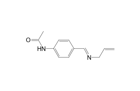 Acetamide, N-[4-[(2-propenylimino)methyl]phenyl]-