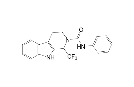 2,3,4,9-tetrahydro-1-(trifluoromethyl)-1H-pyrido[3,4-b]indole-2-carboxanilide