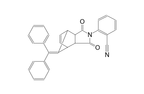 2-(8-(diphenylmethylene)-1,3-dioxo-1,3,3a,4,7,7a-hexahydro-2H-4,7-methanoisoindol-2-yl)benzonitrile